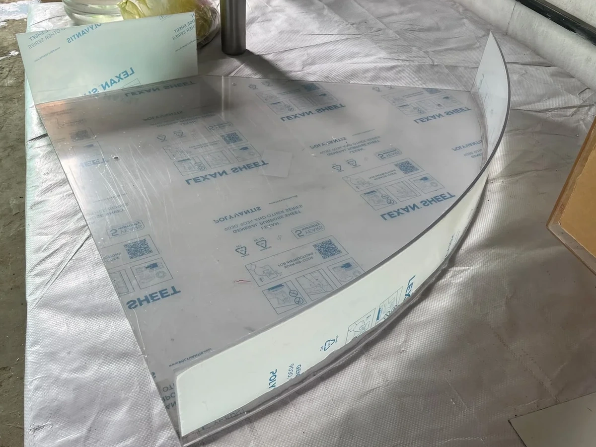 Polycarbonate Thermoformed Bending Cover